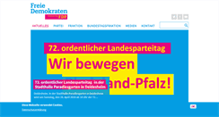 Desktop Screenshot of fdp-rlp.de